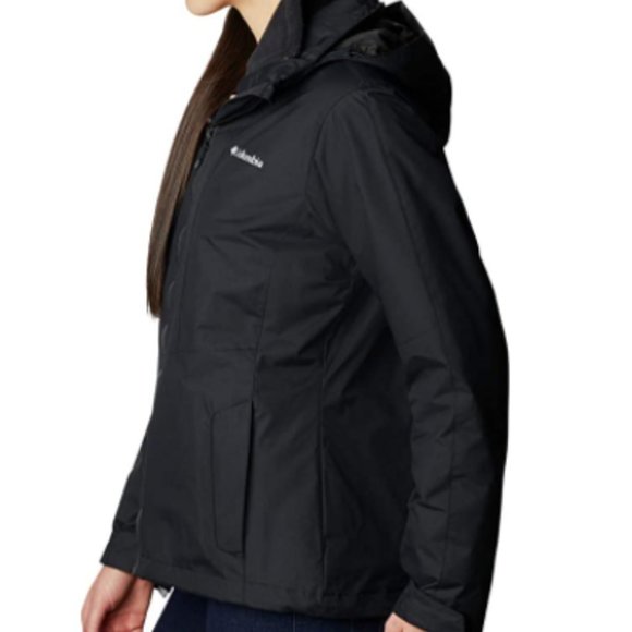 Columbia Ruby River Hooded 3-in-1 Systems Jacket Black, Size:XL - Picture 7 of 7